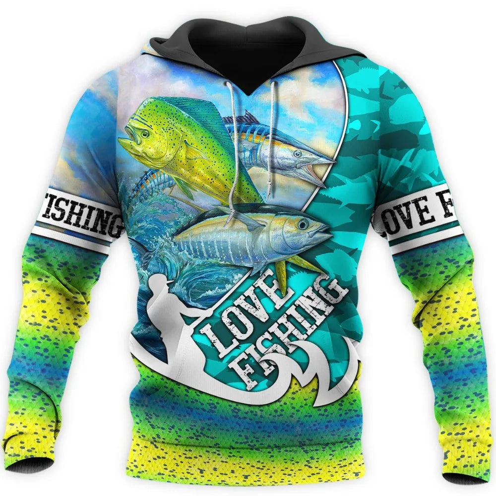 2023 Fashion Men Hoodie Cool Carp Fishing 3D Printed Harajuku Sweatshirt Unisex Casual Pullover hoodies sudadera hombre