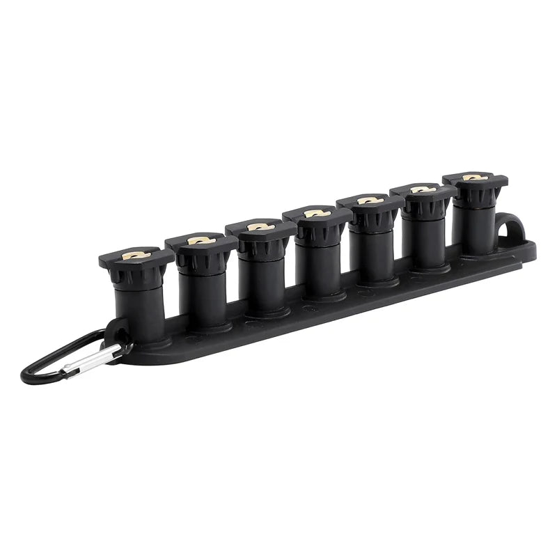 Pressure Washer Tips 7 Pack with Nozzle Holder 1/4 Inch Quick Connect, Multiple Degrees Rinse Kit 4000 PSI (0° 15° 25° 40° 65°)