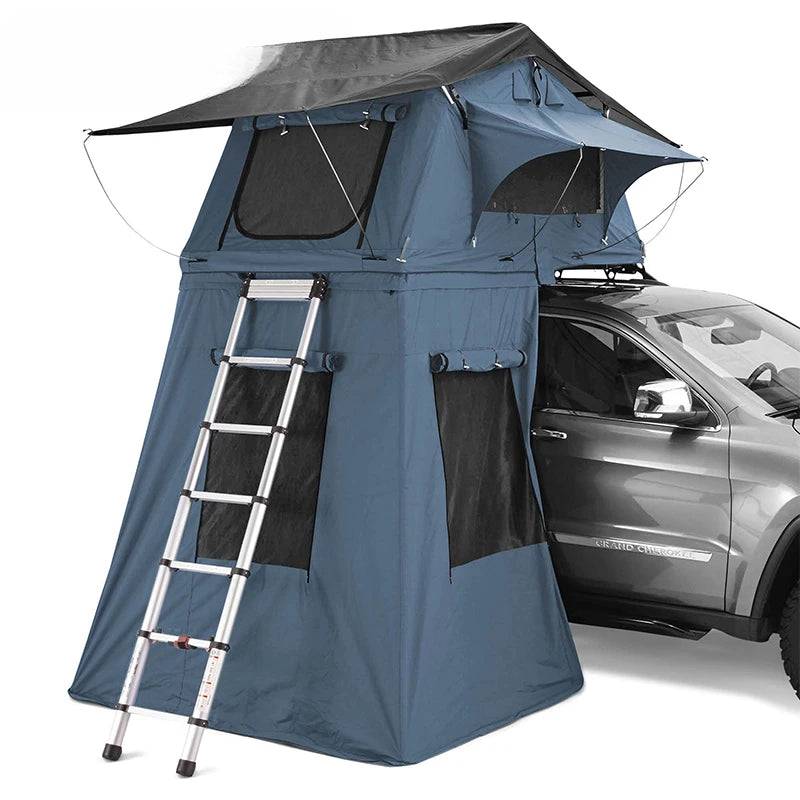 Soft shell roof tent, fully waterproof for all seasons of track tents