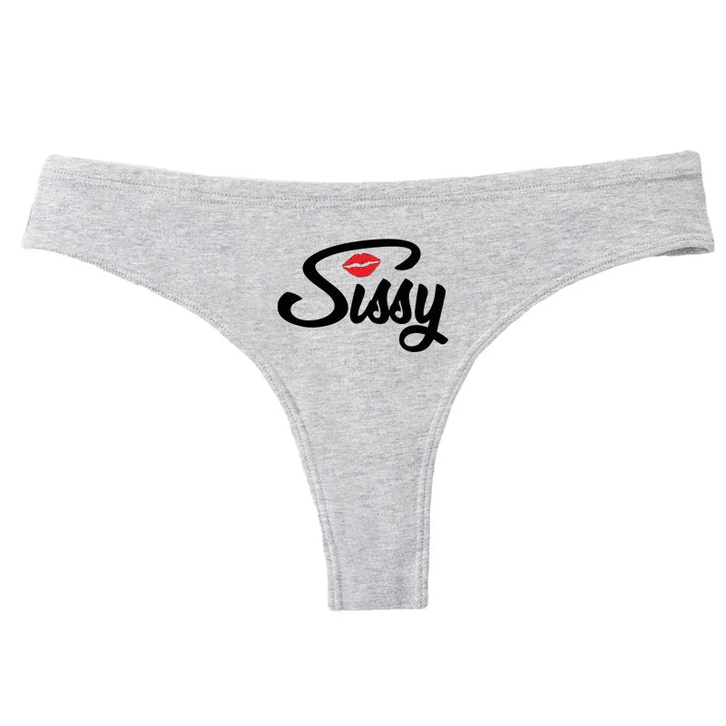 Multicolor Cotton Thongs Low Waist Underwear Thong Sexy Thongs For Women Funny Gifts Couple Gifts Thong Panties Ladies Underwear