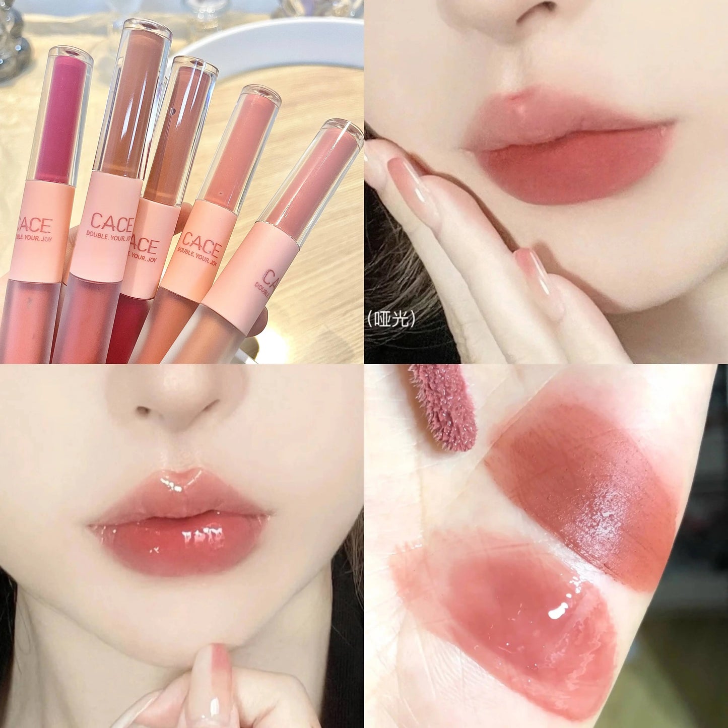 6 Colors Sexy Red Liquid Lipstick Moisturizing Lip Glaze Tint Long Lasting Matte Lip Mud Waterproof Velvet Lipstick Lips Makeup