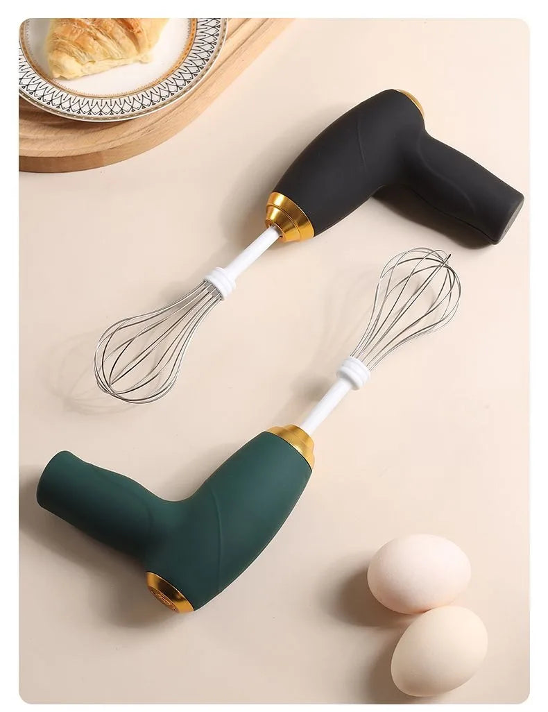 USB handheld blender, mini egg beater, coffee cream frother, rechargeable 3-speed kitchen tool, food mixer, blender
