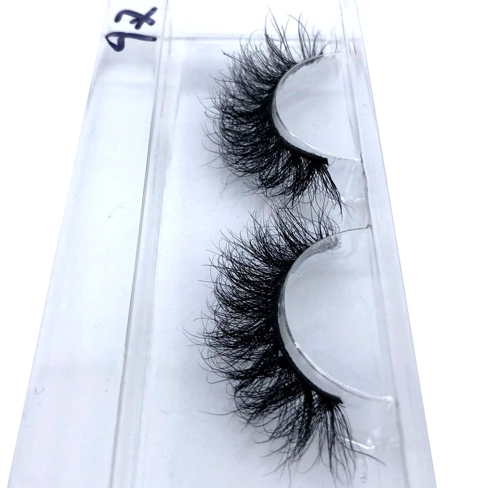 New Dropshipping natural wispy volume 3d mink lashes makeup eyelashes false lashes mink eyelashes with soft band