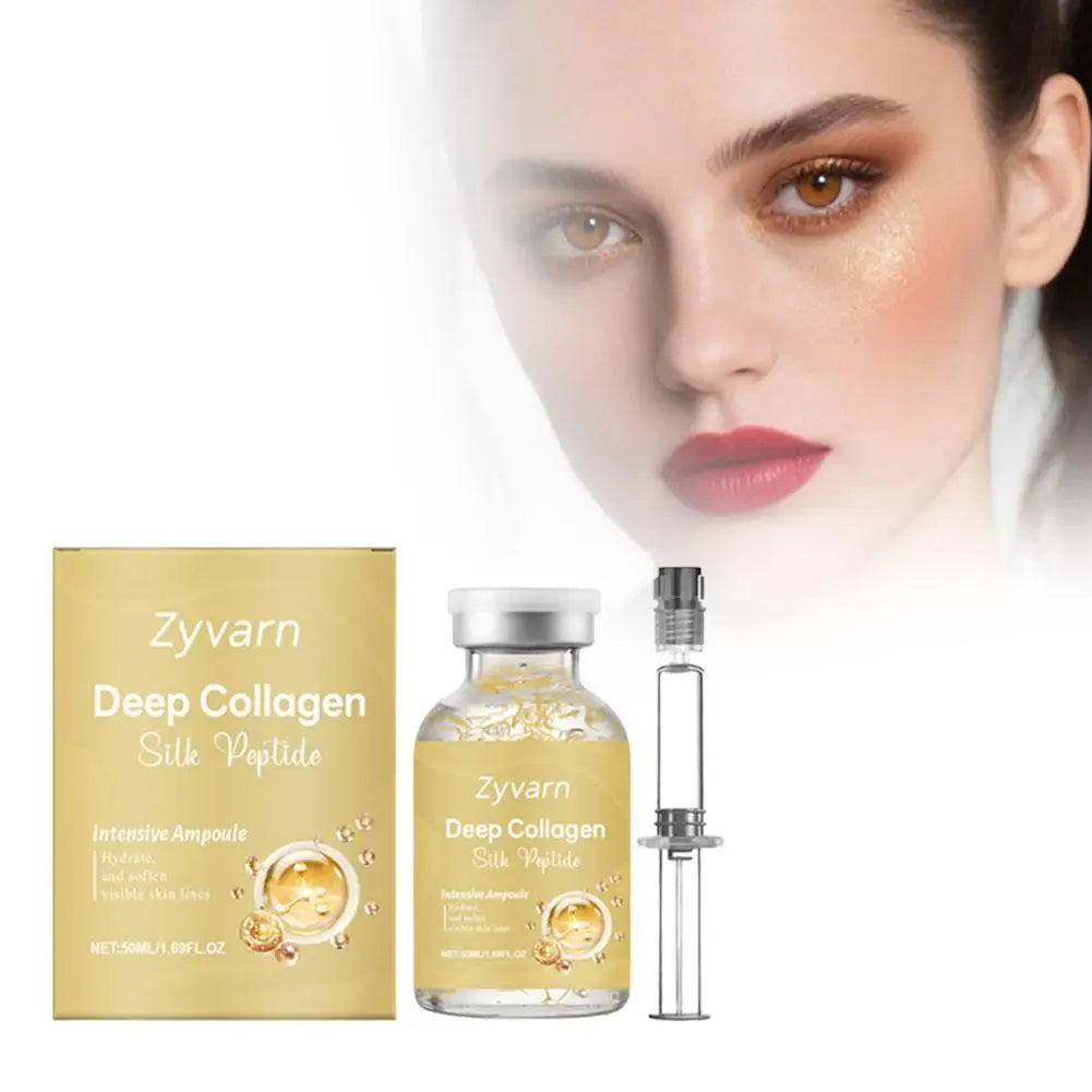 Multi Effect Care Ampoule Essence Collagen Silk Peptide Skin Brightening Essence Moisturizing & Repairing Essence Skin Care