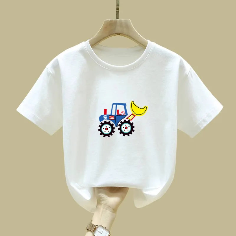 Baby Summer Tops, Cool Children's Wear, Boys' and Girls' Short-sleeved T-shirts for Summer