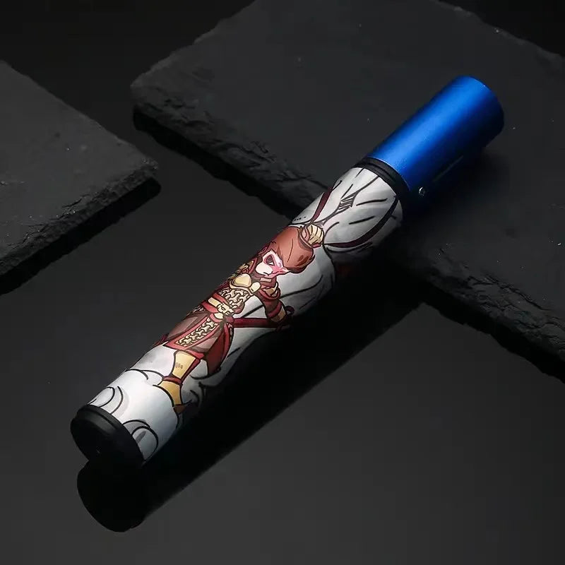 HONEST Metal Torch Windproof Lighter Refillable Pen Lighter Jet Flame Butane Lighter Kitchen BBQ Candle Camping Men's Gadget