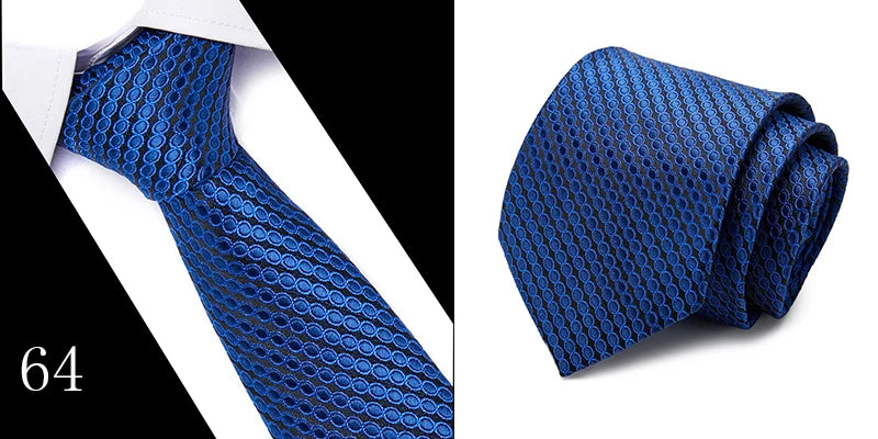 Hot Sale Necktie Man 7.5 cm Silk Tie Solid Color Gravatas Suit Accessories Fit Wedding Holiday Party