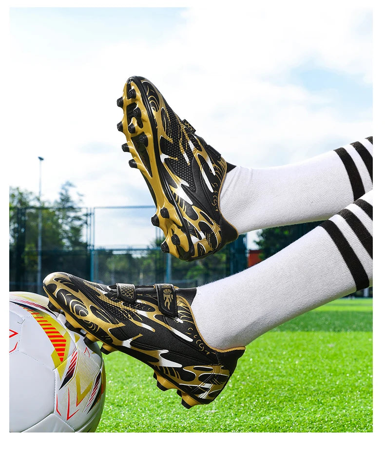 Kids Soccer Shoes School Football Boots Professional Cleats Grass Training Sport Footwear Boys Outdoor Futsal Soocer Boots 28-38