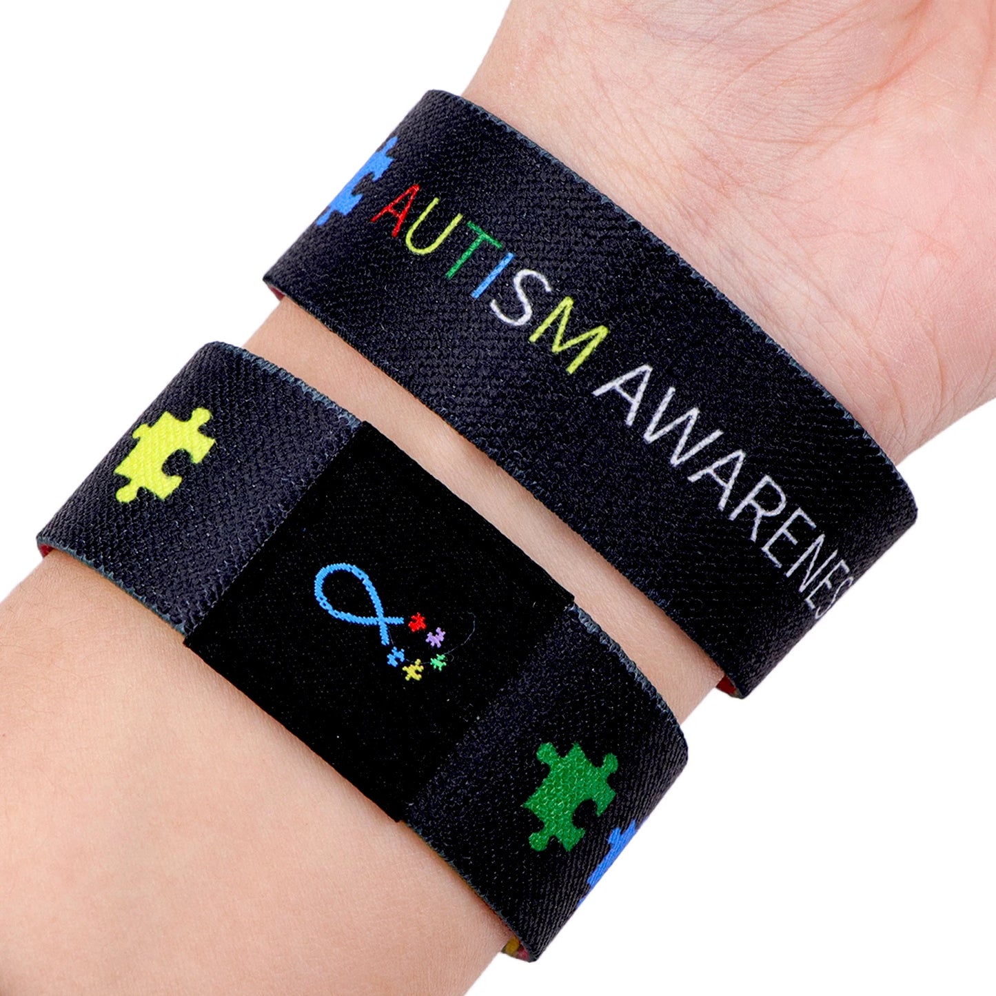 Autism Awareness Bracelet For Women Men Armband Sport Wristband Elastic Bangle Bracelets Accessories Doctor Nurse Gifts