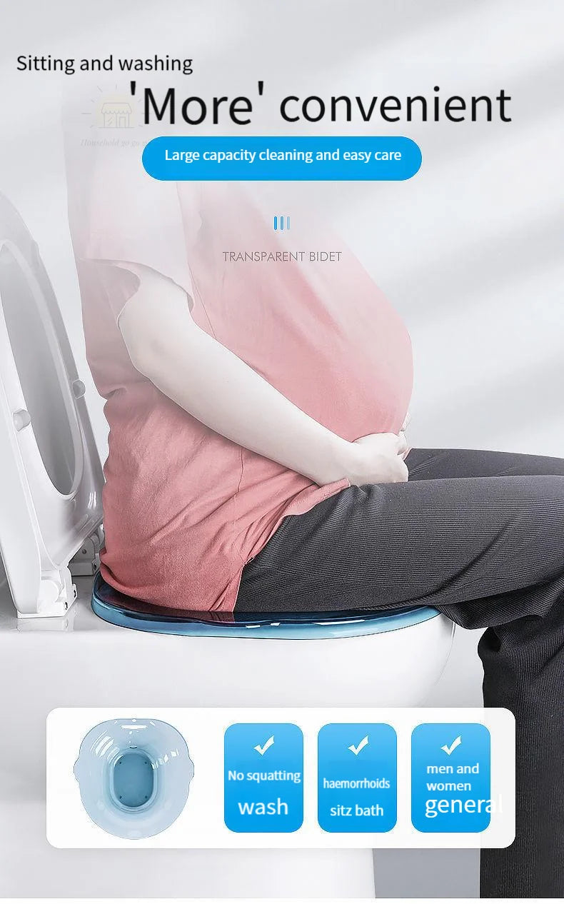 Portable Bathtubs Folding Bidet Maternity Self-Cleaning Private Part Buttock Rinse Perineal Soak Bath Hemorrhoid Treatment Bidet