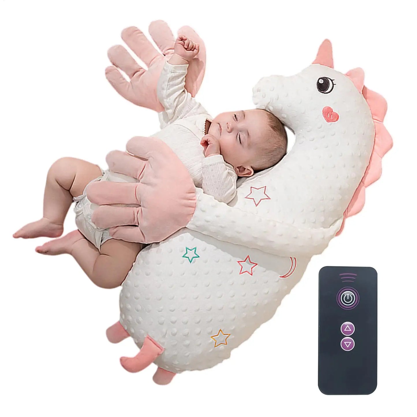 Baby Sleeping Patting  Palm with Soothing Palm Remote Control Adjustable Electric Baby Hand Pillow Soothing Palm Patting