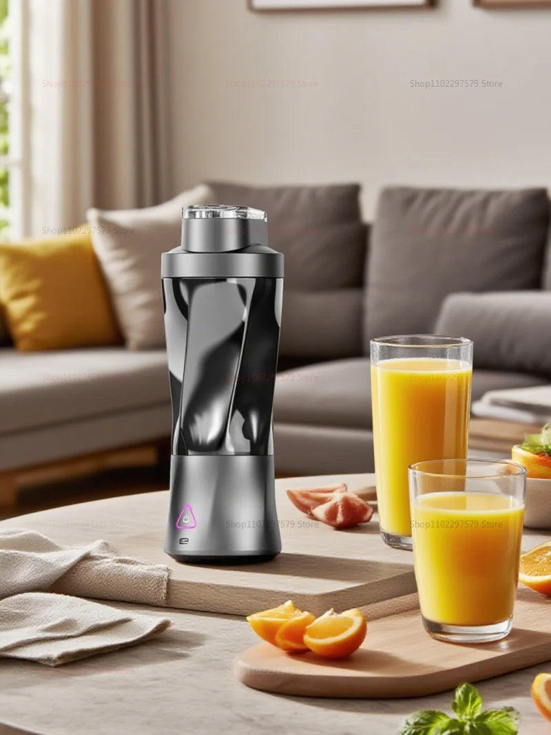 Portable Electric Blender Juicer USB Rechargeable Mini Smoothie Maker Multifunction Fruit Blender For Home Office Travel Usage