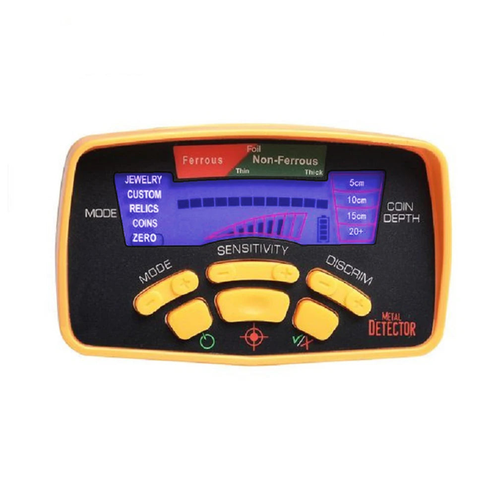 MD-6350 High-sensitivity Metal Detector, a professional treasure hunt detection device for gold Prospectors (Battery-free)