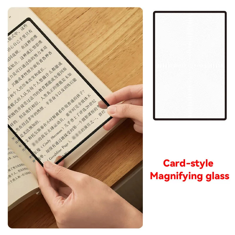 Full Page Large Sheet Magnifier Magnifying Glass Reading Aid Glass Page Magnifying Lens Reading Magnifier