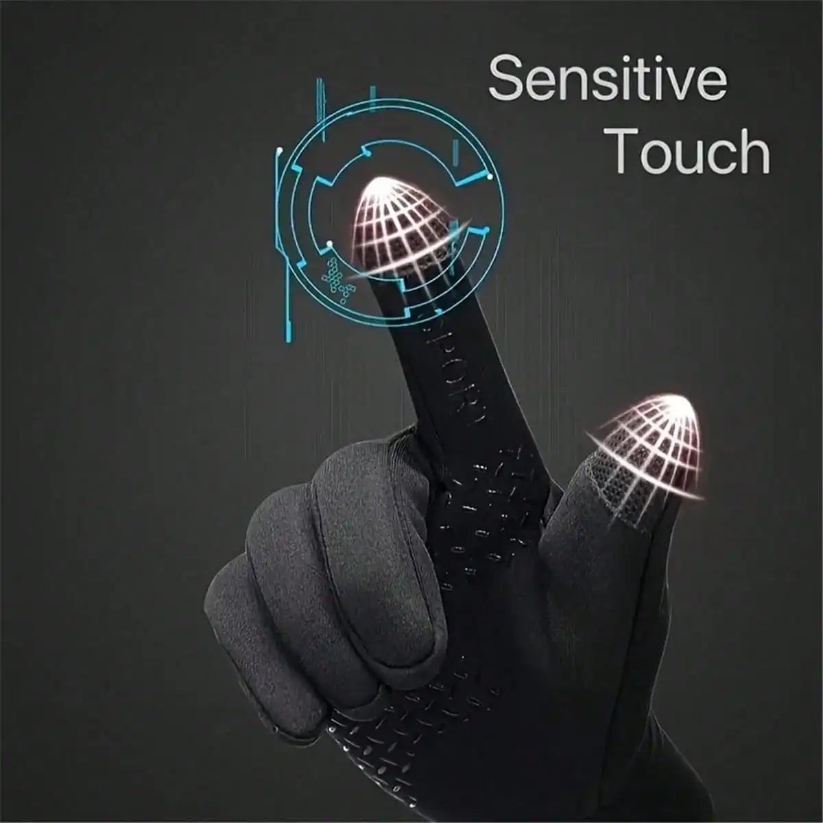 Outdoor hiking and camping gloves for hand warmers, suitable for sports, cycling, skiing, and touch screen waterproof gloves