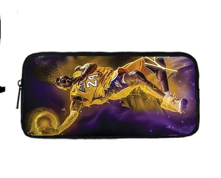 Basketball K-Kobe B-Bryant Child School Backpack 1/3PCS  with Lunch Bags ,Pencil Bags  School Bags for Boys Girls Best Gift