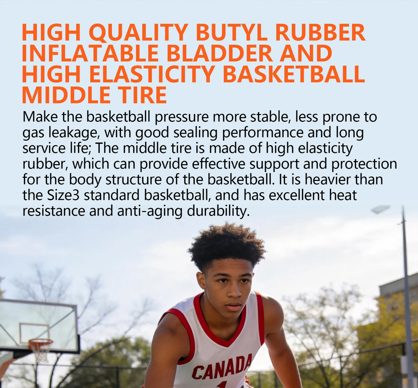 Trainer Small Heavy Ball Size 3 Basketball Ball For Indoor & Outdoor – Improve Dribbling, Passing, Handling & Rebounding Skills