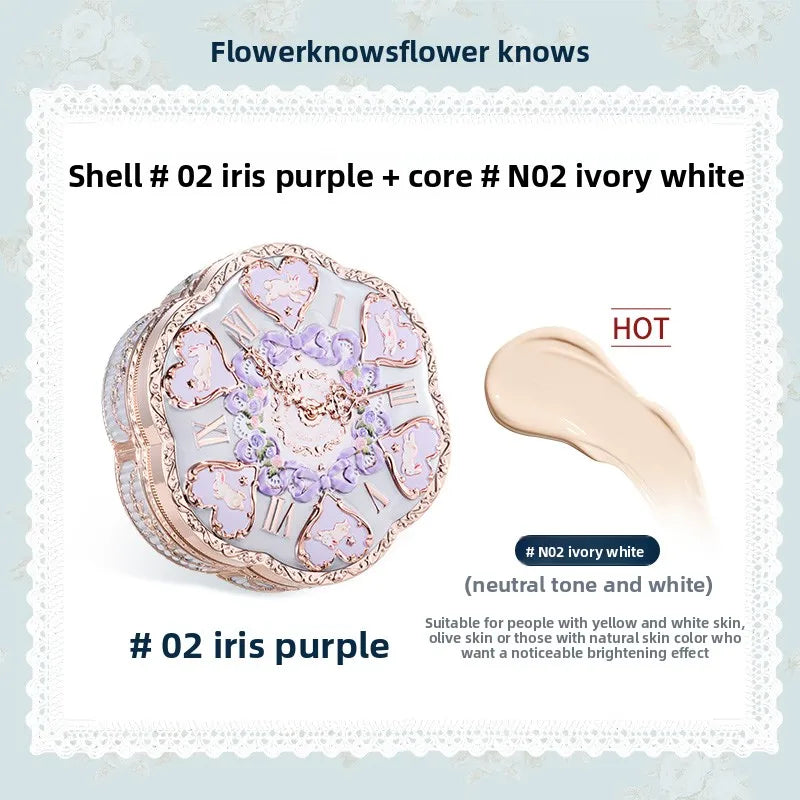[New Product] Bonnie Garden Flower Knows Air Cushion Powder Delicate Skin Concealer Makeup
