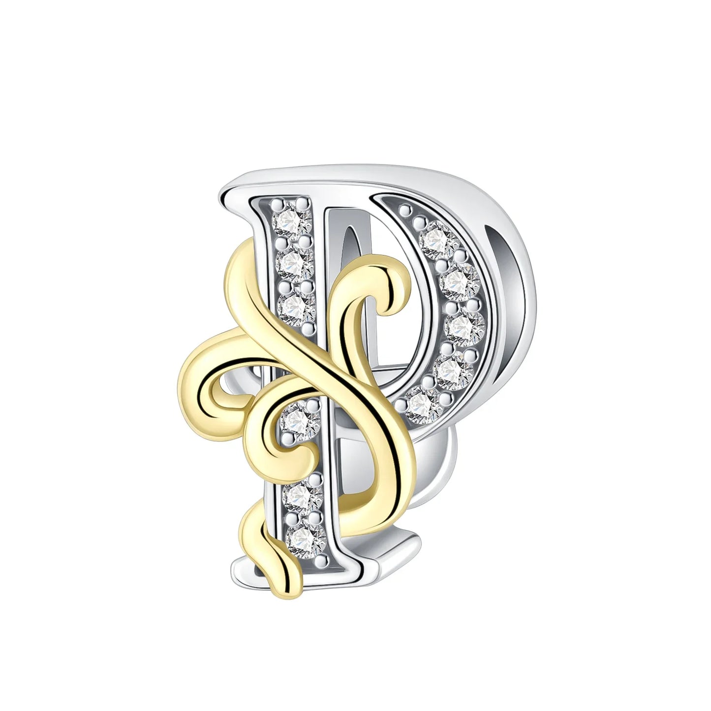925 Sterling Silver Full series of A-Z letters pendant Charms For Original  Bracelet Charm Necklace Diy Female Jewelry