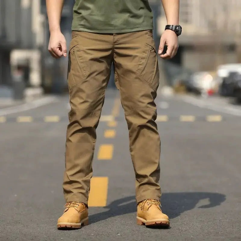 New Men's Spring and Autumn Comfortable Breathable Durable Waterproof Outdoor Sports and Leisure Classic Work Pants