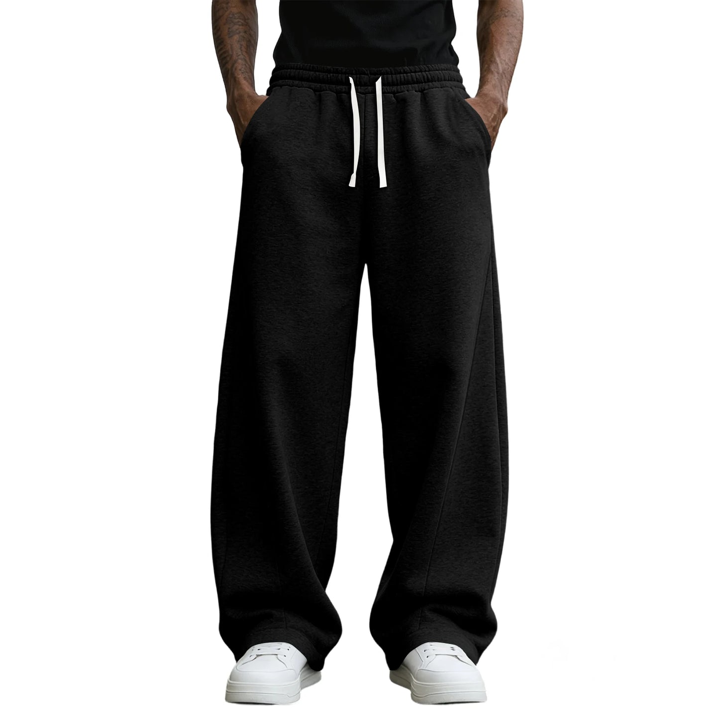 New Korean style Sweatpants Sport Pants Men Running Pants Spring Summer Loose Casual Sweat Pants Straight Jogging Pants Men
