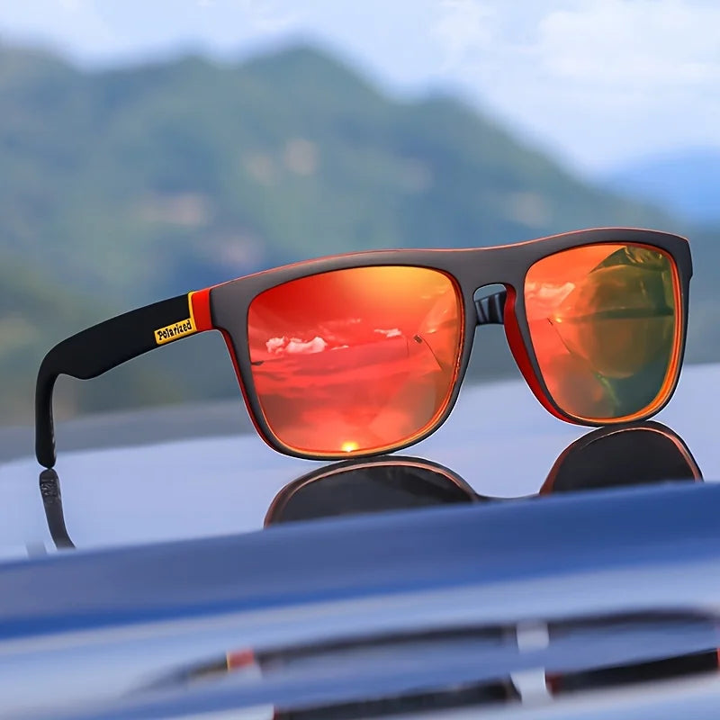 2025 NEW Fashion Square Polarized Sunglasses Men Women Driving Fishing Luxury Brand Designer Sun Glasses Driver's Eyewear UV400