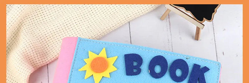 Baby Felt Quiet Books Busy Board Toddler Basic Life Skill Early Learning Education Toys Montessori Story Cloth Book For Boy Girl