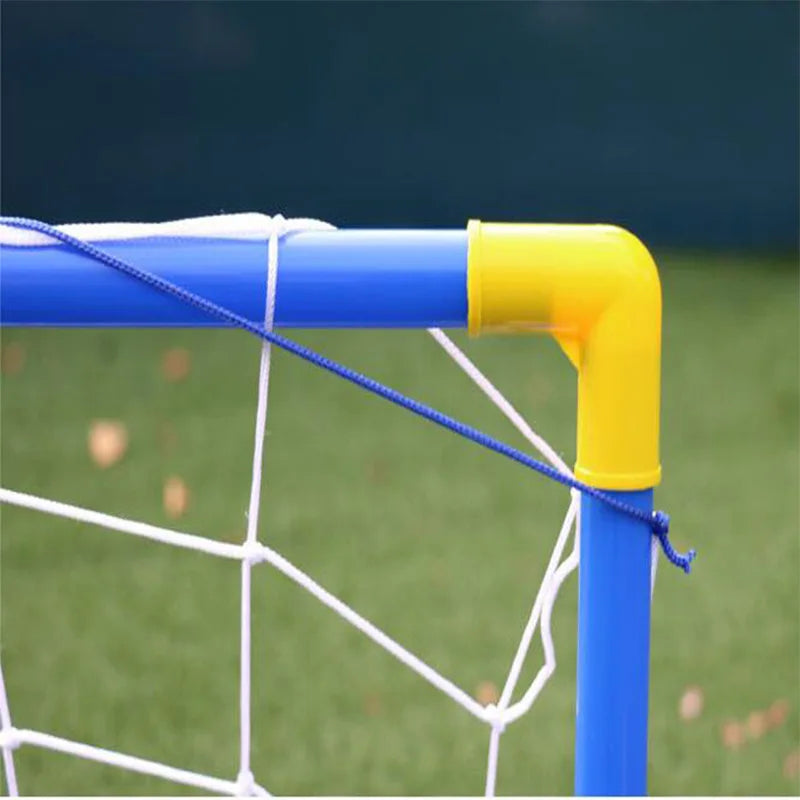 1 Set Hockey Soccer Goal Set 2-in-1 60CM Plastic Soccer Goal Indoor & Outdoor Sporting Goods