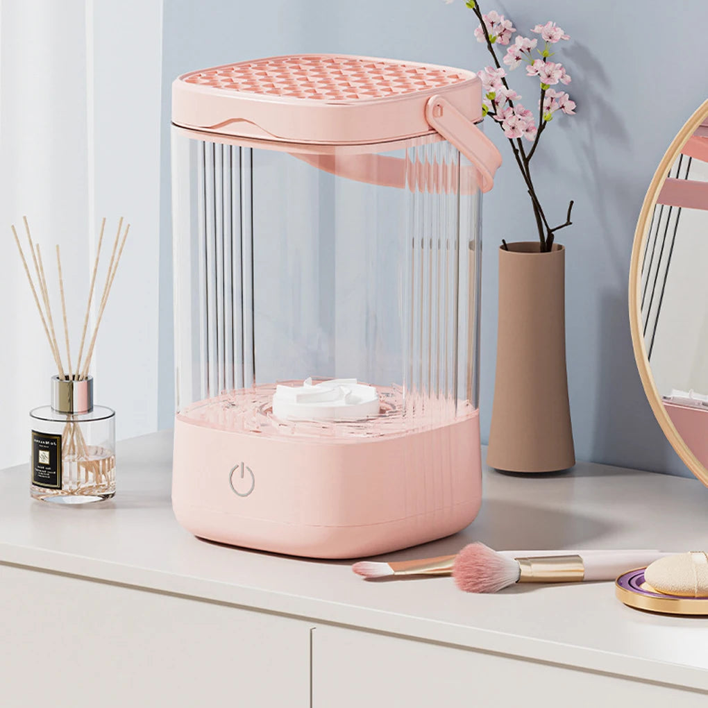 Portable Electric Makeup Brush Cleaner Electric USB Quick Cleaner Cleaning Brush Automatic Makeup Brush Cleaning Stand Device