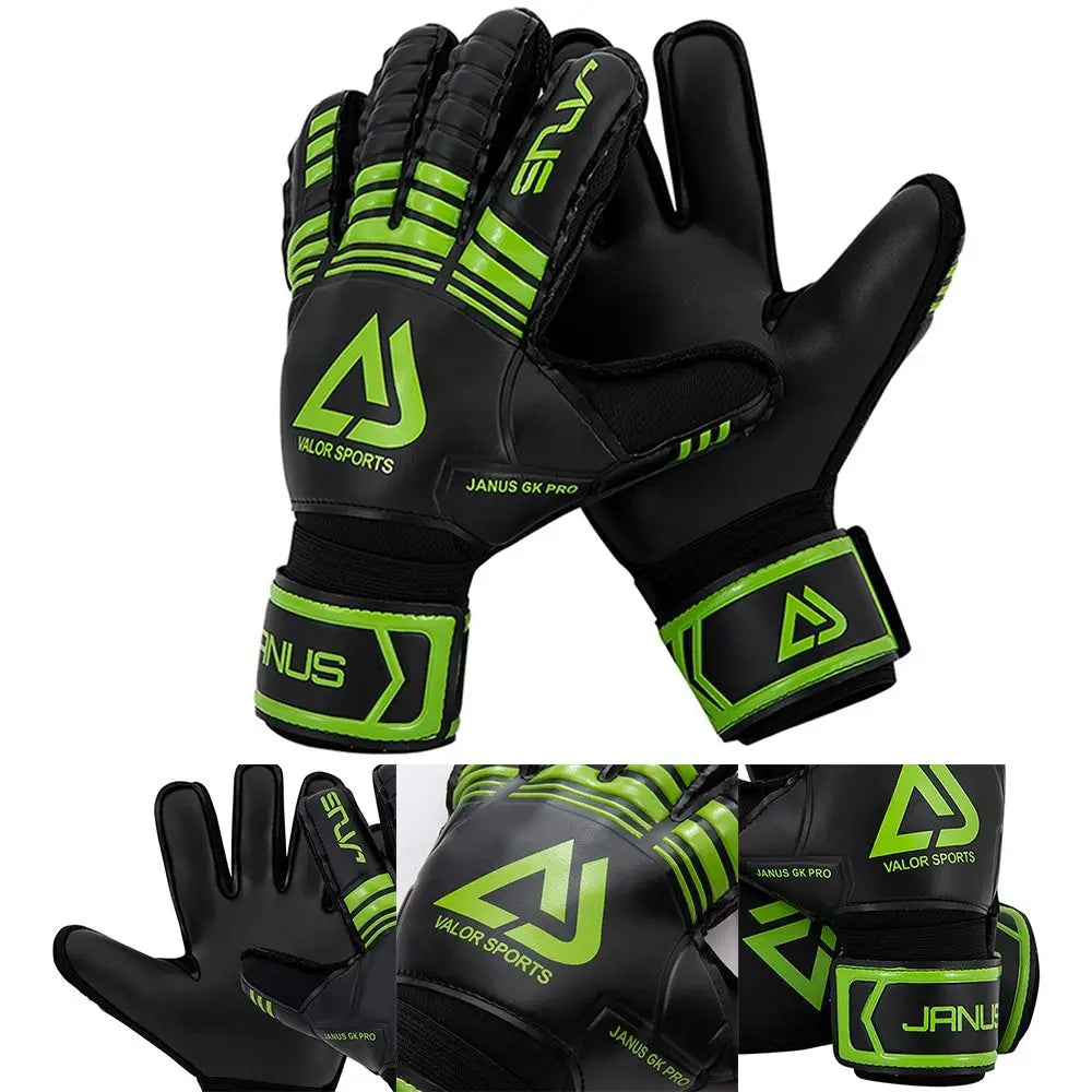Finger Protection Goalie Gloves Wear-Resistant Durable Football Goalkeeper Gloves Handguard Non-Slip Sports Gloves