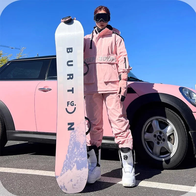 Ski Suit Set for Men and Women Windproof, Waterproof, Warm Jacket and Pants Complete Set of Snowboarding Gear High Quality