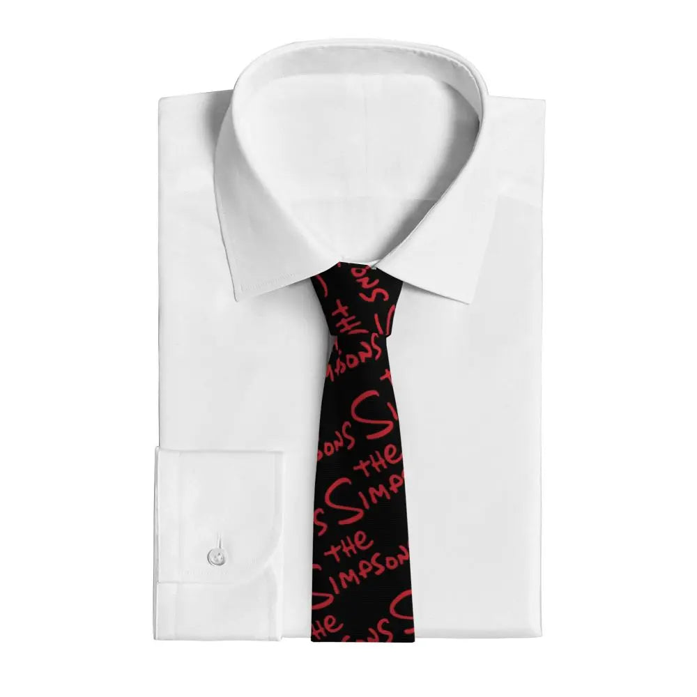 Personalized The S-Simpsones Homer Neck Ties Men Formal Silk Wedding Neckties