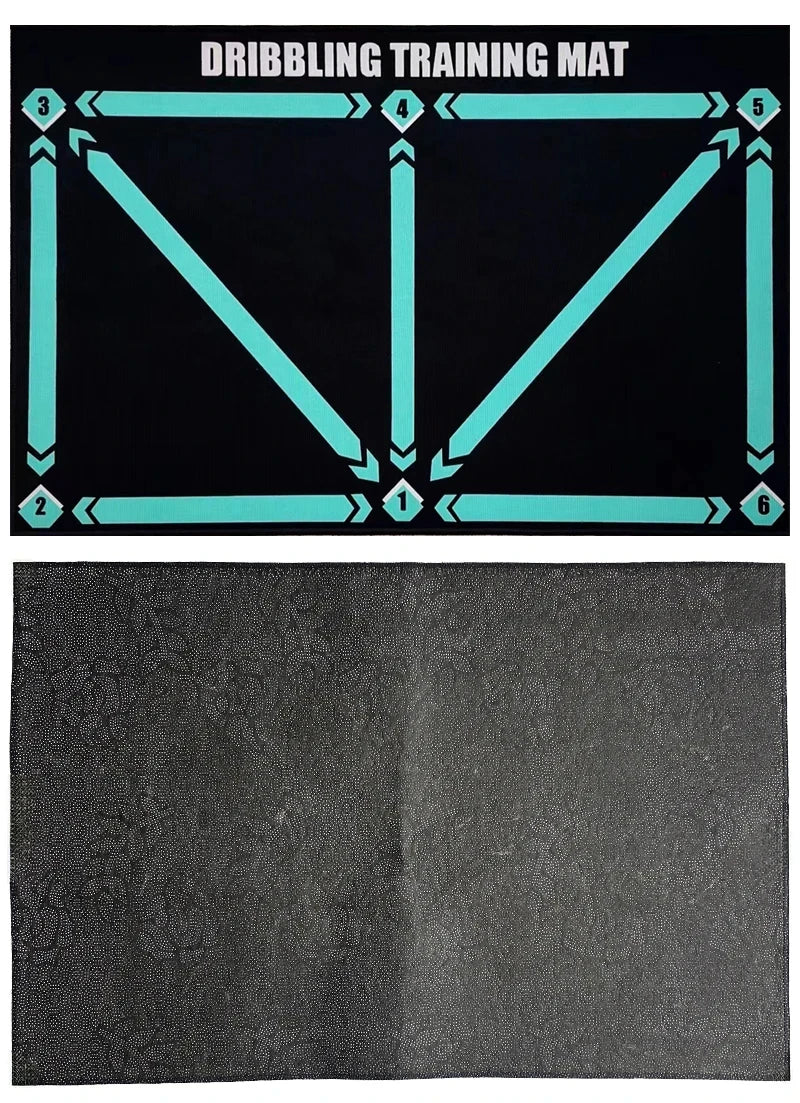 Football Training Mat Foldable Rug Dribbling Futbol Voetbal Training Mats Carpet Kids Soccer Indoor Equipment Durable Non Slip