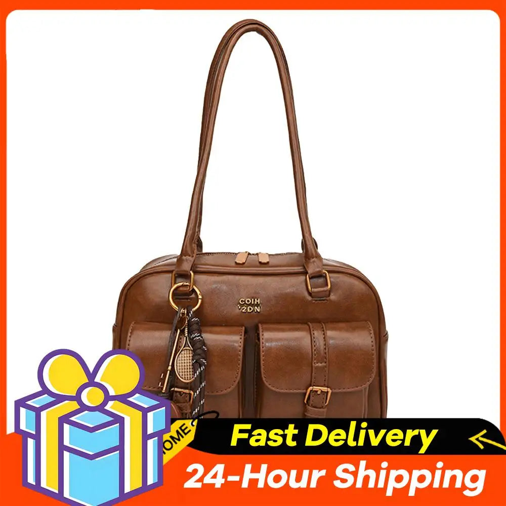 Ladies Large-Capacity Tote Bag Women Vintage Retro Chic Handbags Girl Shopping Shoulder Bag Women's Purses Top Handle Bags