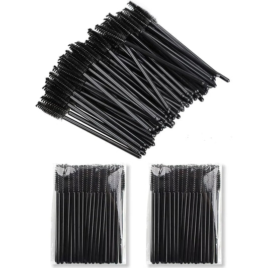 50/100 Disposable Eyelash Micro Brush Eyebrow Comb Mini Mascara Wand Applicator Microbrush Lash Extension Supplies Makeup Tools