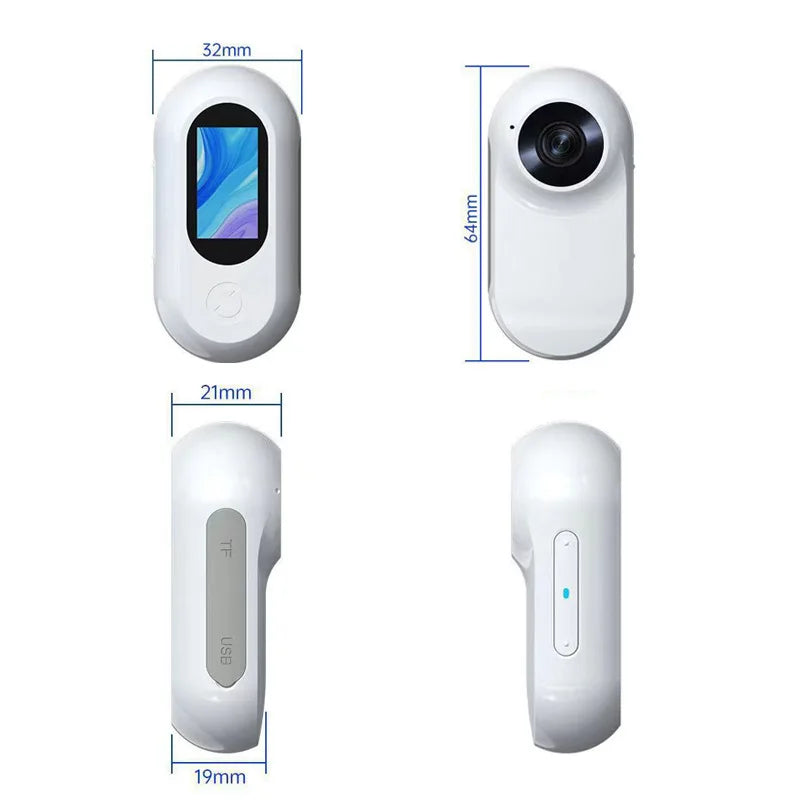 Pet mobile camera collar is small and convenient to carry around It is suitable for fishing cycling flying and for cats and dogs