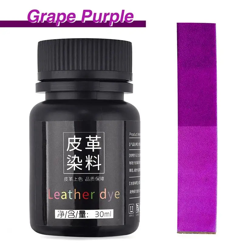 30ml Leather Dye Complete Set Of Diy Handmade Leather Cow Leather Dye Vegetable Tanned Leather Dye Alcohol Dye Water