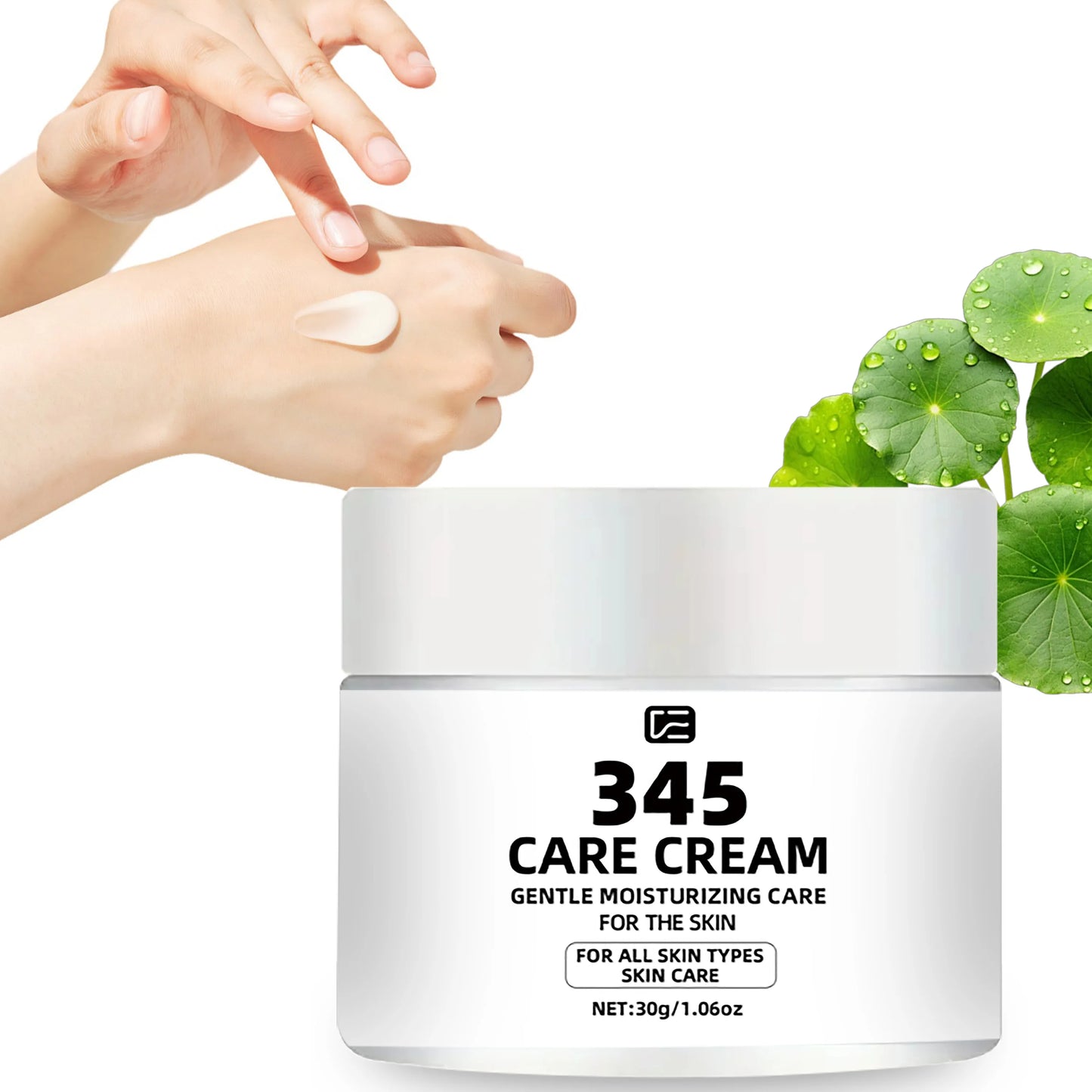 345 CARE CREAM: Collagen & Niacinamide Moisturizer - Daily Hydrating, Firming & Even skin tone Face Cream for All Skin Types