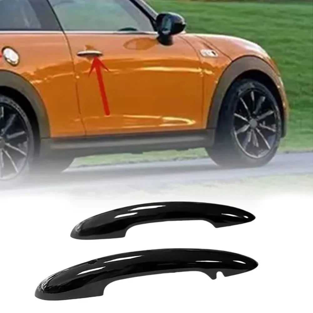 2 Pcs Car Glossy Black Door Handle Cover Exterior Parts For MINI For COOPER F54 F55 F56 F57 F60 For Both Left Right Hand Drive