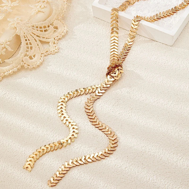 Tassel Necklace Long Knotted Chain Women Girls Gifts Fashion Jewelry Hot Sale Party Gift 2025 New Style