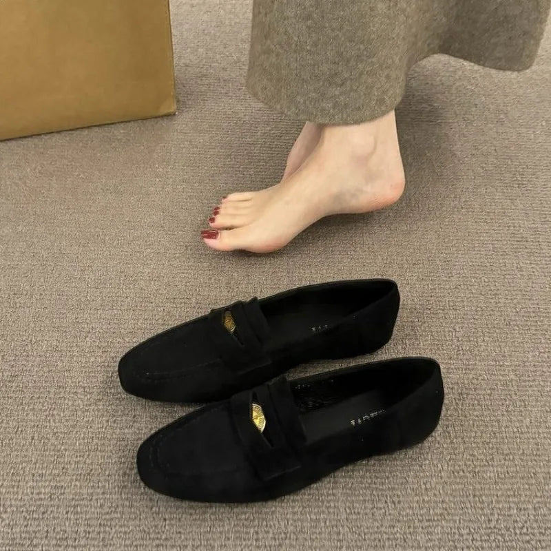 2026 New Flat Bottom Shoes Women's Lightweight and comfortable high-quality single shoes Casual Shoes Autumn Fashion