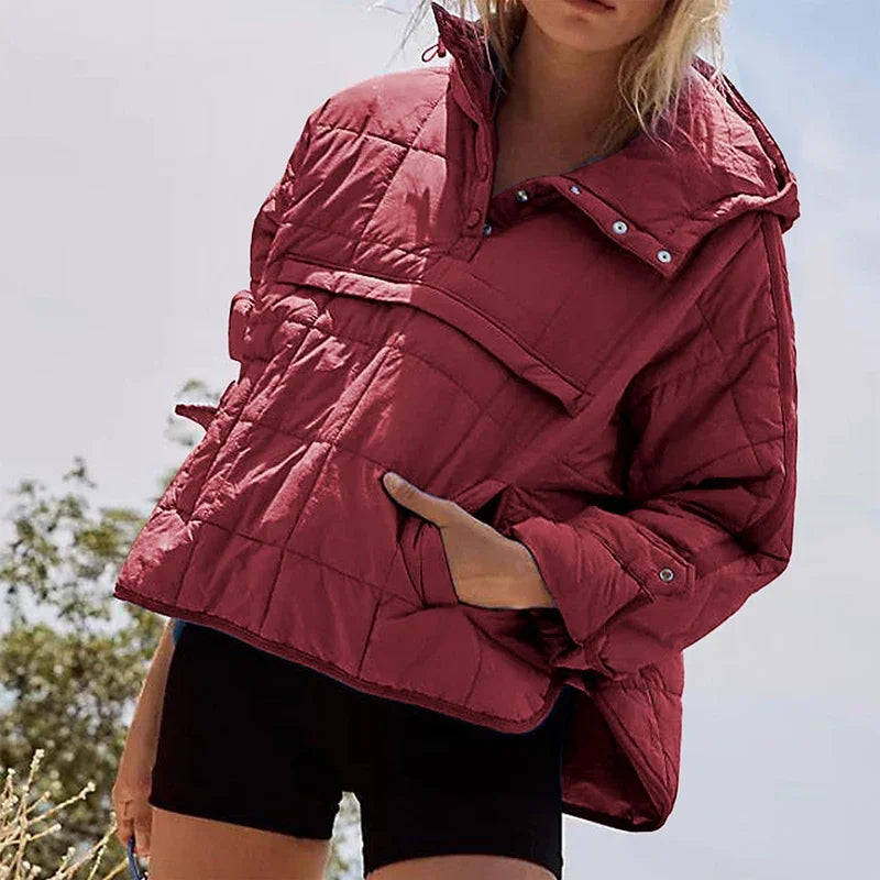 Winter Coat Women Casual Hoodies Jackets For Women Fashion Pocket Warm Long Sleeve Outerwear 2023