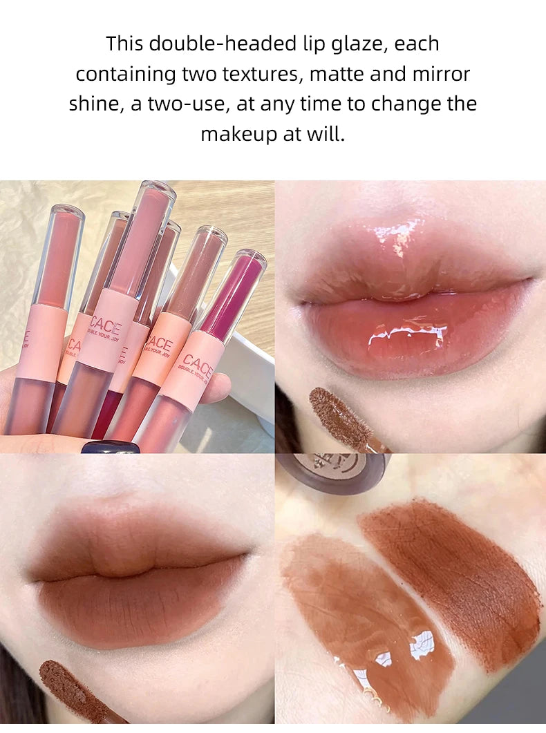 6 Colors Sexy Red Liquid Lipstick Moisturizing Lip Glaze Tint Long Lasting Matte Lip Mud Waterproof Velvet Lipstick Lips Makeup