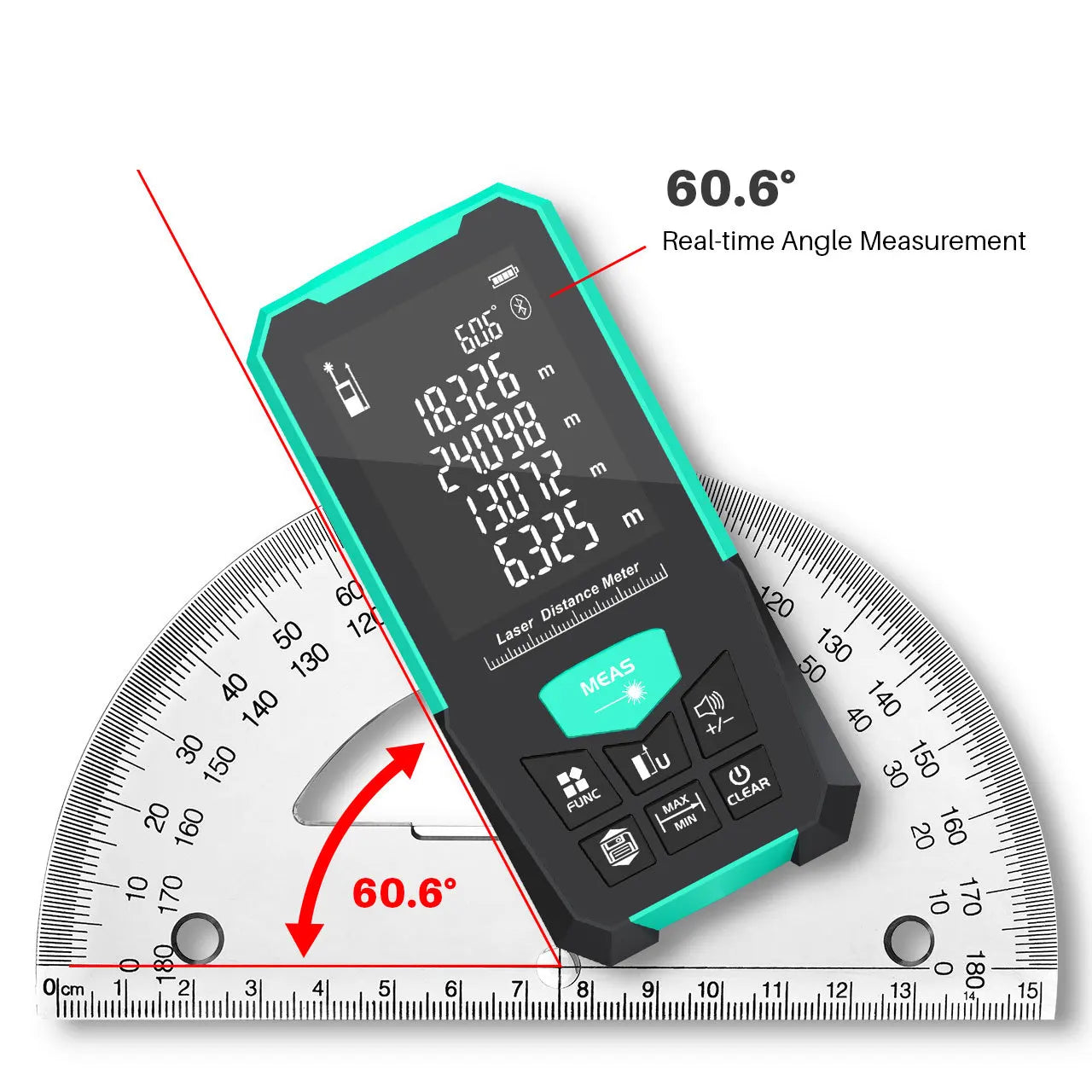 50 100 120 150 200 Meter Ultra Long Distance Laser Rangefinder Electronic Measuring Instrument