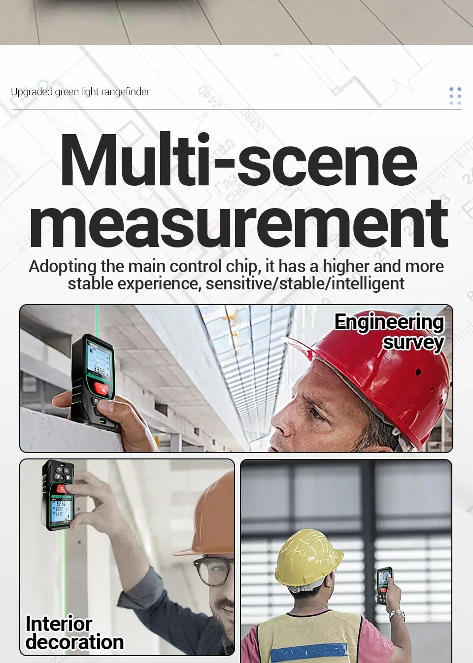 Laser Rangefinders ANENG K120 Distance Meter Laser Tape Measure 50M 70M 100M 120M Electronic Ruler Useful Measurement Test tools
