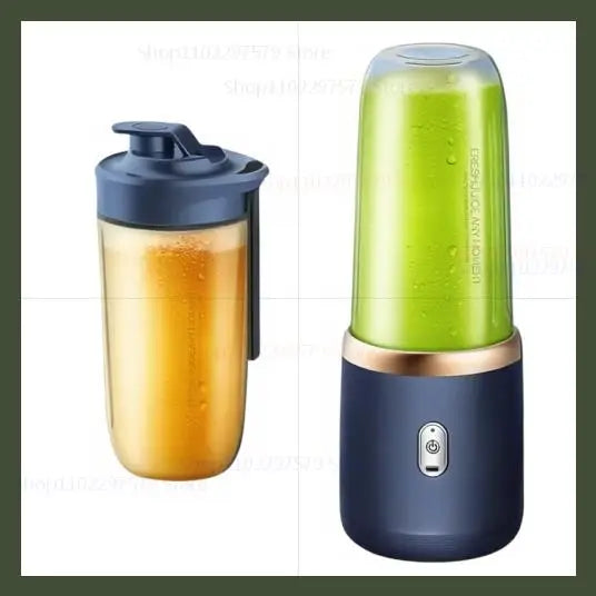 Double Cup Multifunction Portable Blender USB Personal Mini Juicer Cup 400ml Household Milkshake Juice Maker Electric Juicer