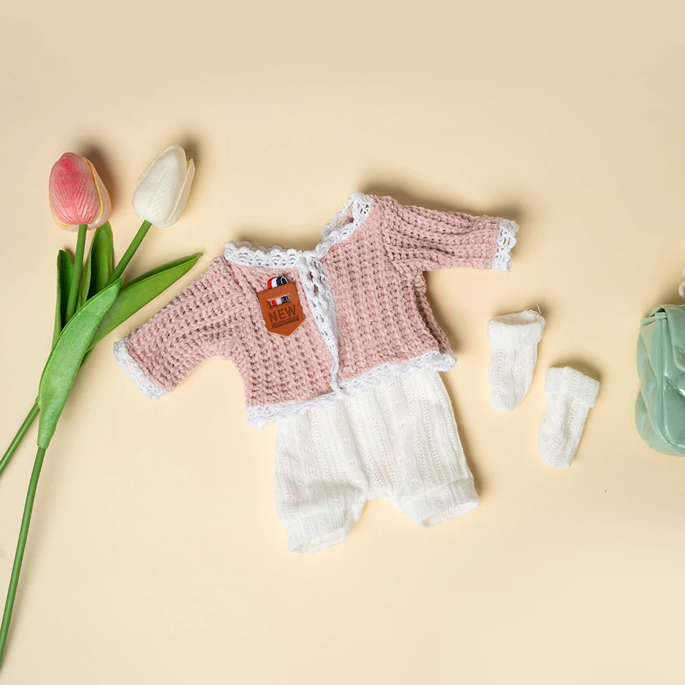 Baby Reborn Dolls Clothes for 30cm Baby Doll Dress Pajamas Jumpsuit Doll Clothes for 12 inch Reborn Doll DIY Toys for Girls