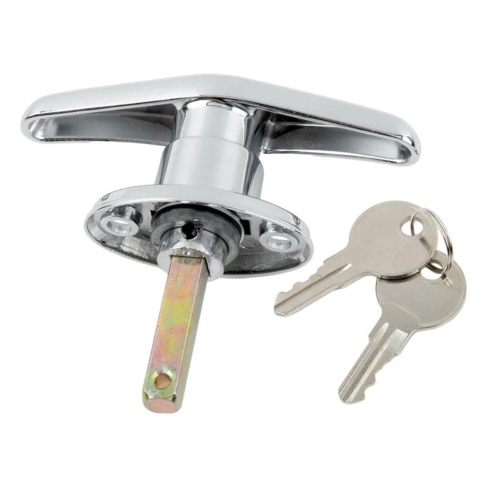 Garage Door Lock T Handle Rear Fix Keyed To Differ Caravan Garage Shed Campervan Garage Door Opener T Lock Handle