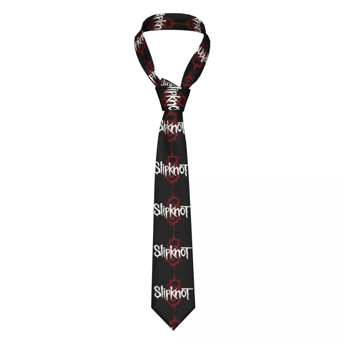 Slipknots Neckties Men's Customized Silk Heavy Metal Rock Music Gift Neck Tie for Office