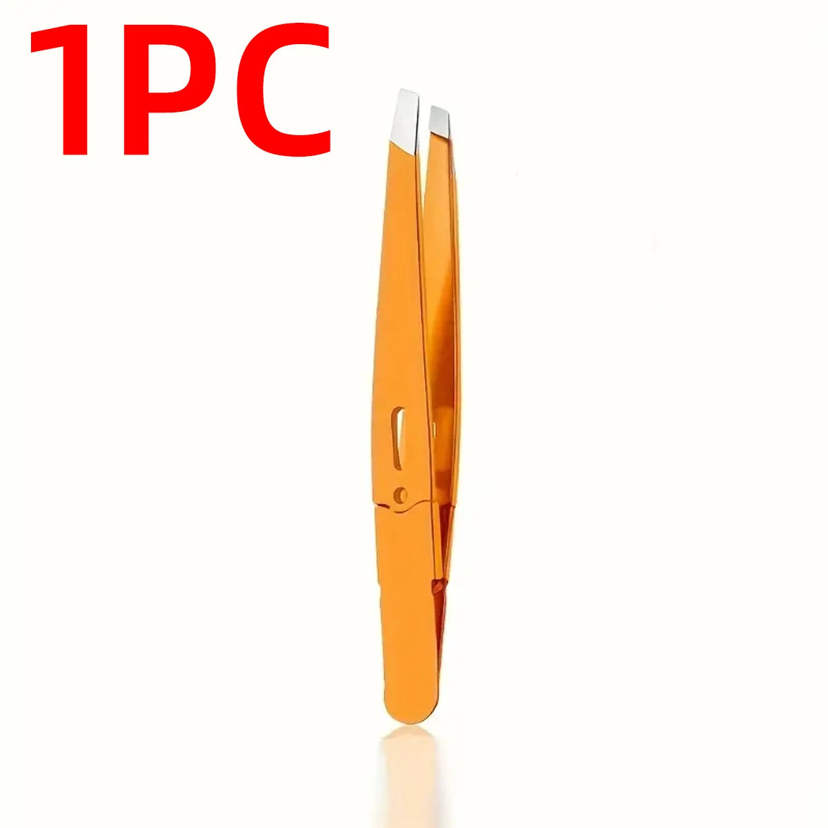 1/3/5/10PCS Professional Stainless Steel Tweezers With Slanted Eyebrows And Facial Clips Durable And Hypoallergenic Eyebrow Clip